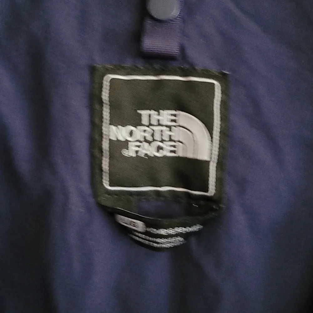 North face blue hooded jacket Sz L - Picture 2 of 8